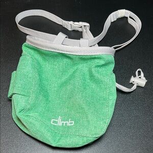 Climb Green Chalk Bag